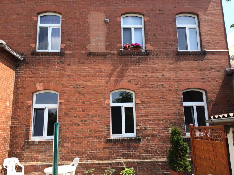 Stichbogenfenster weiß